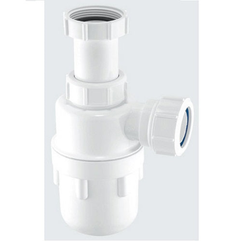 McAlpine C10A adjustable inlet bottle trap with 75mm seal 1.1/2