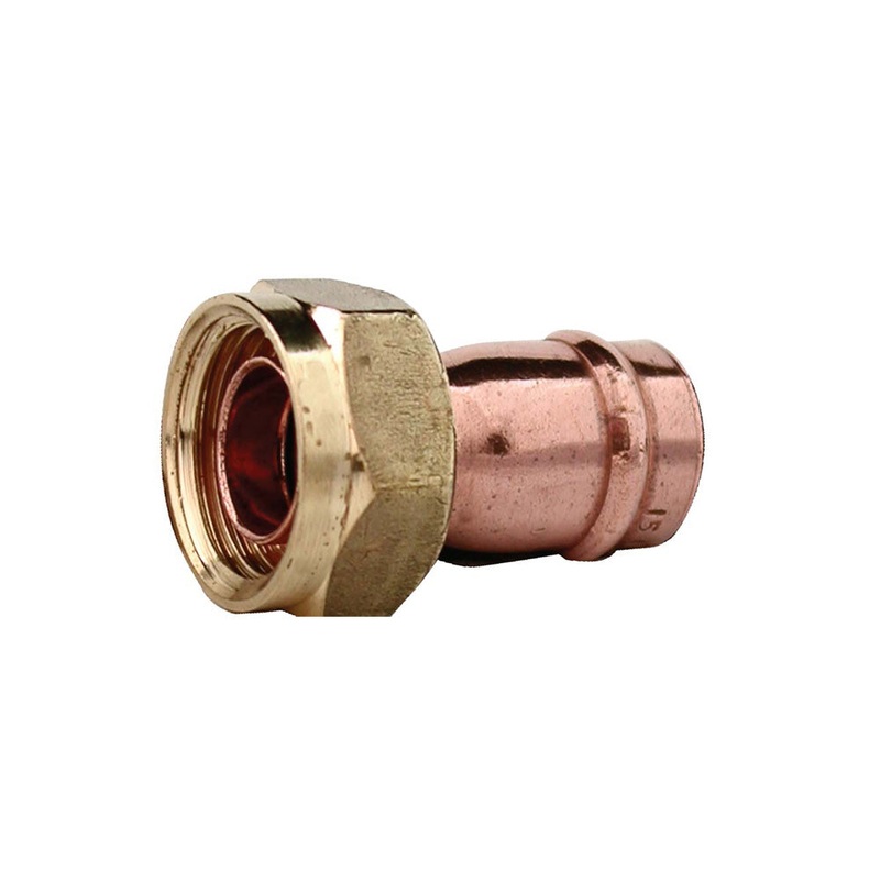 Navigator Copper Solder Ring Straight Tap Connector 15mm x 1/2 SRSTC-15D