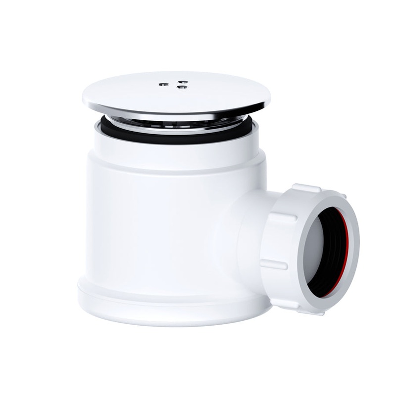 Viva 40mm Easi-Flo Shower Trap For 50mm Tray Chrome WTSH40