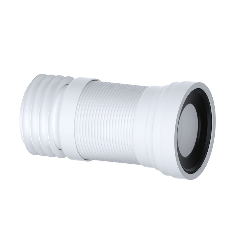 Viva Slinky-Fit Medium Flexible Pan Connector 240 – 500mm White PP0002/A