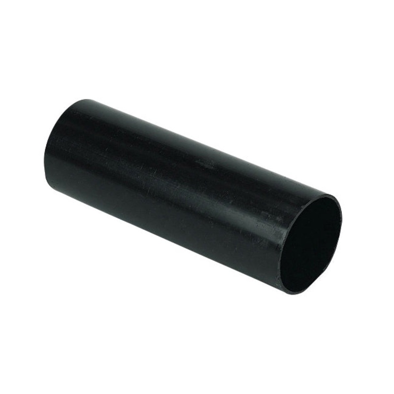 FloPlast Round Downpipe Black 68mm x 2.5m RP2.5B