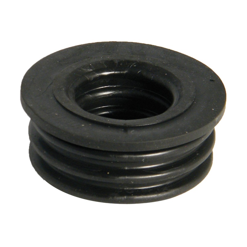 FloPlast Rubber Push-Fit Boss adapter Black 40mm SP11