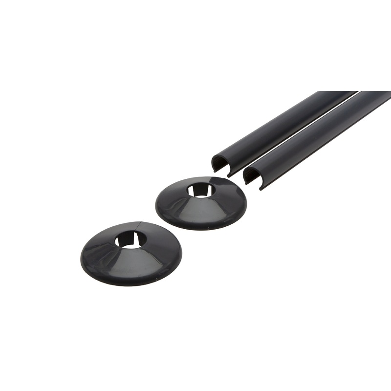 Talon Snappit Radiator Tail Pipe Covers and Collars Anthracite Grey 200mm ACSNA/K2