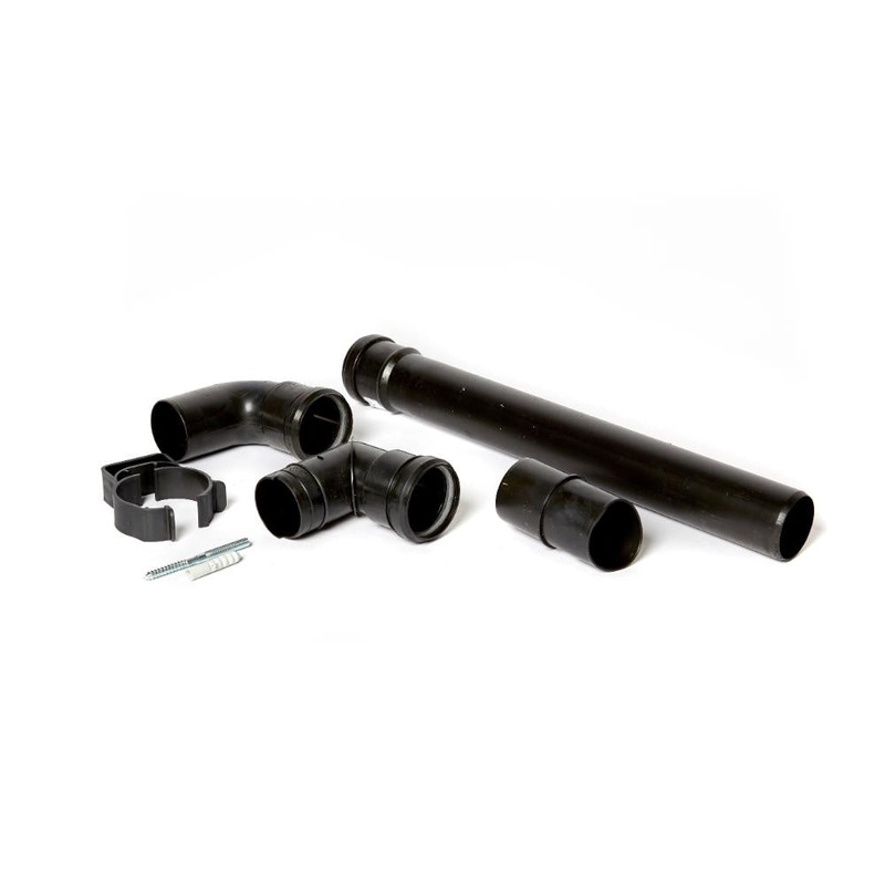 Ideal independent High Level Flue Outlet Kit 60mm Black 208179