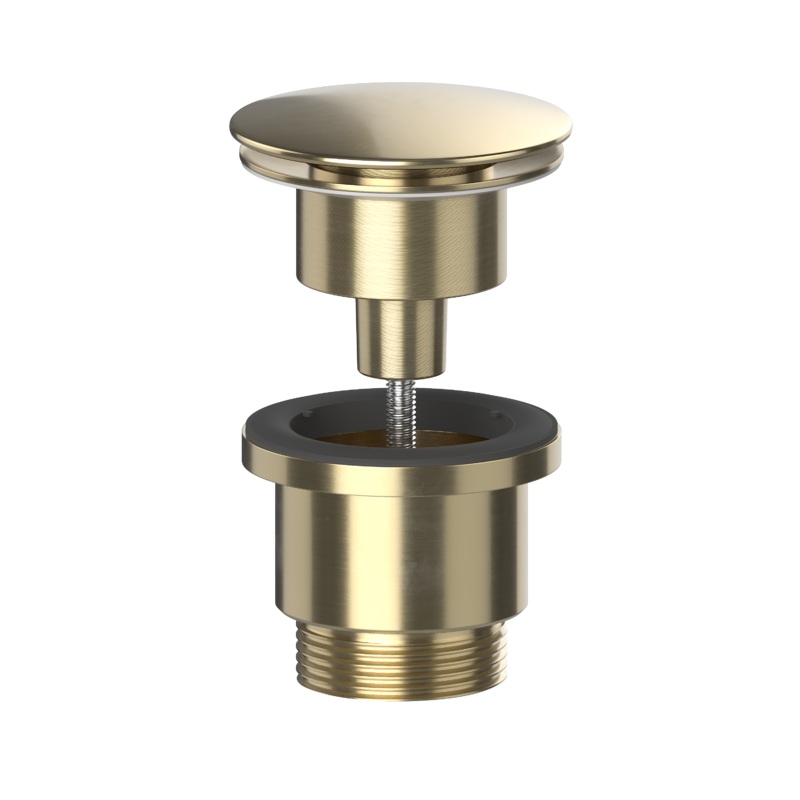 Viva Universal Basin Waste Brushed Brass 1 1/4 BWUNI/BB