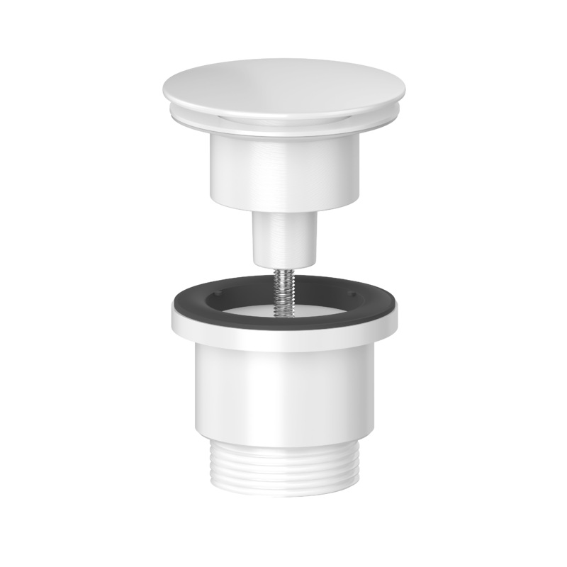 Viva Universal Basin Waste Matt White 1 1/4 BWUNI/MW
