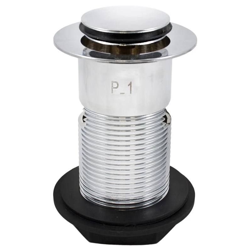 Embrass Peerless 201753 Spring Plug 1 1/4 Basin Waste Slotted Chrome