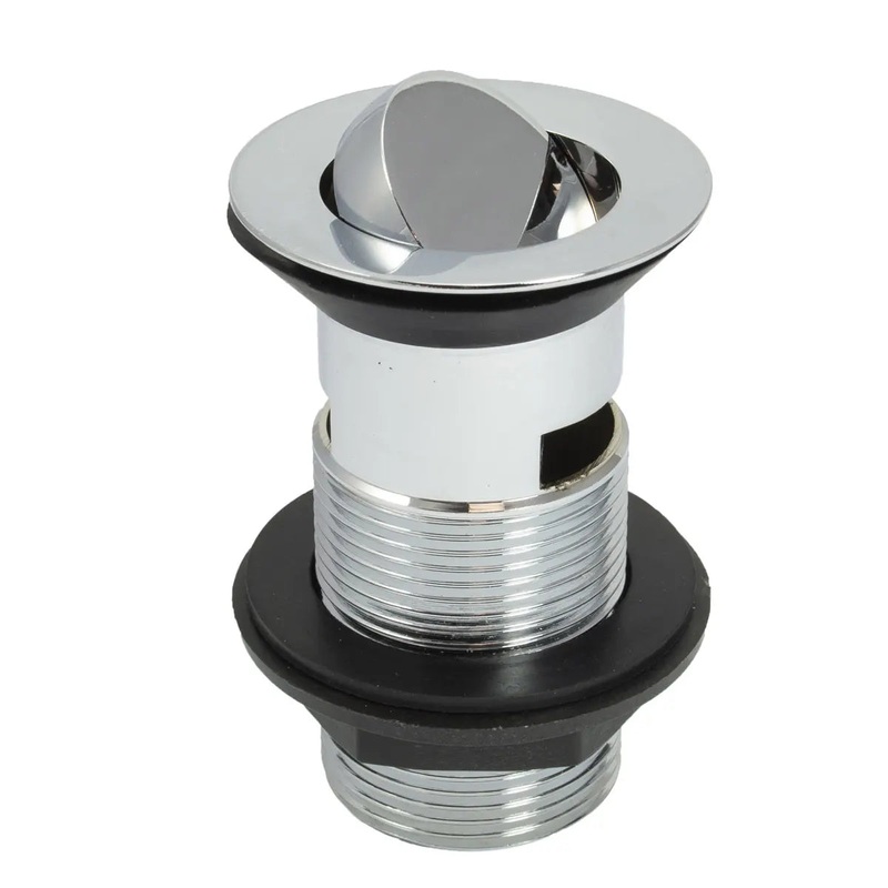 Embrass Peerless 201877 Flip Plug 1 1/4 Basin Waste Slotted Chrome