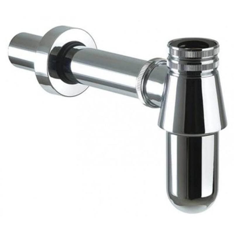 Embrass Peerless 202166 Bottle Trap Brass 1 1/4 with 300mm Pipe Chrome