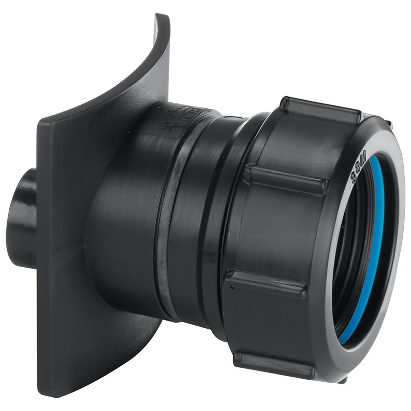 McAlpine Cast Iron Soil Pipe Boss Connector 4 x 1 1/4 BOSS110CAST-BL