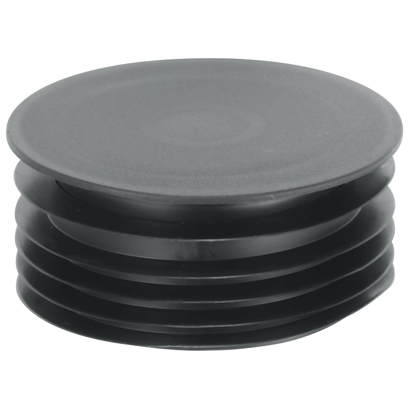 McAlpine DC4-BL Push-Fit Drain Blanking Cap Black