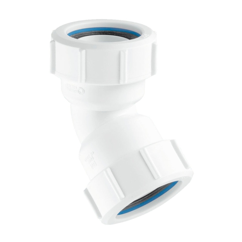 McAlpine MS20 1 1/4 135 Degree Multifit Bend White 32mm