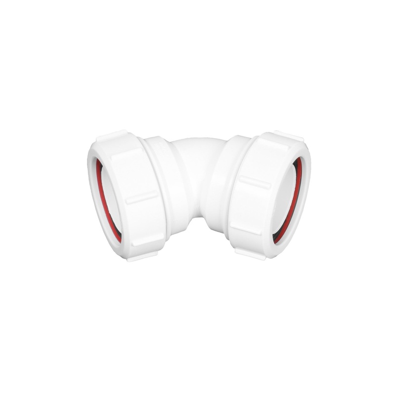 McAlpine MT20 1 1/2 135 Degree Multifit Bend White 40mm