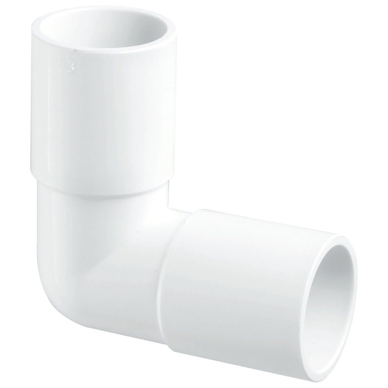 McAlpine R2 3/4 90 Degree Push-Fit Overflow Bend White