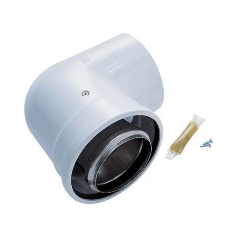 Worcester Bosch Greenstar Oilfit 90 Degree Flue Elbow 80/125mm 7716190034