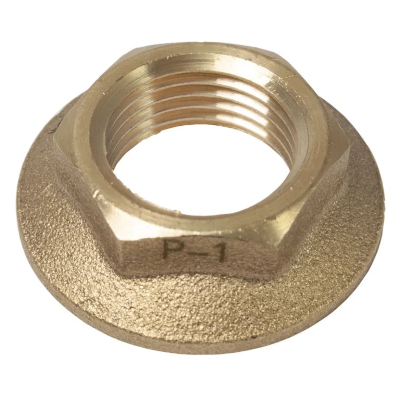 Embrass Peerless Pre-Pack Brass Flanged Backnuts 1/2 Heavy Pattern (2Pk) 348910-PAC