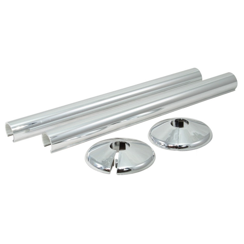 Embrass Peerless Pre-Pack Talon Snappit Pipe Covers & Collars Chrome (2 of Each) 317290-PAC