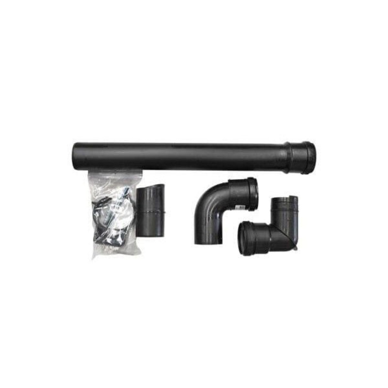 Ideal Logic High Level Flue Outlet Kit 60mm Black 208178