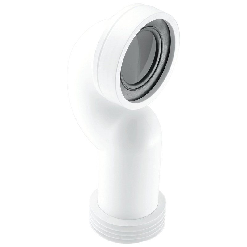 McAlpine 4 WC-CONQ 90 Degree Space Saving Adjustable Rigid WC Connector