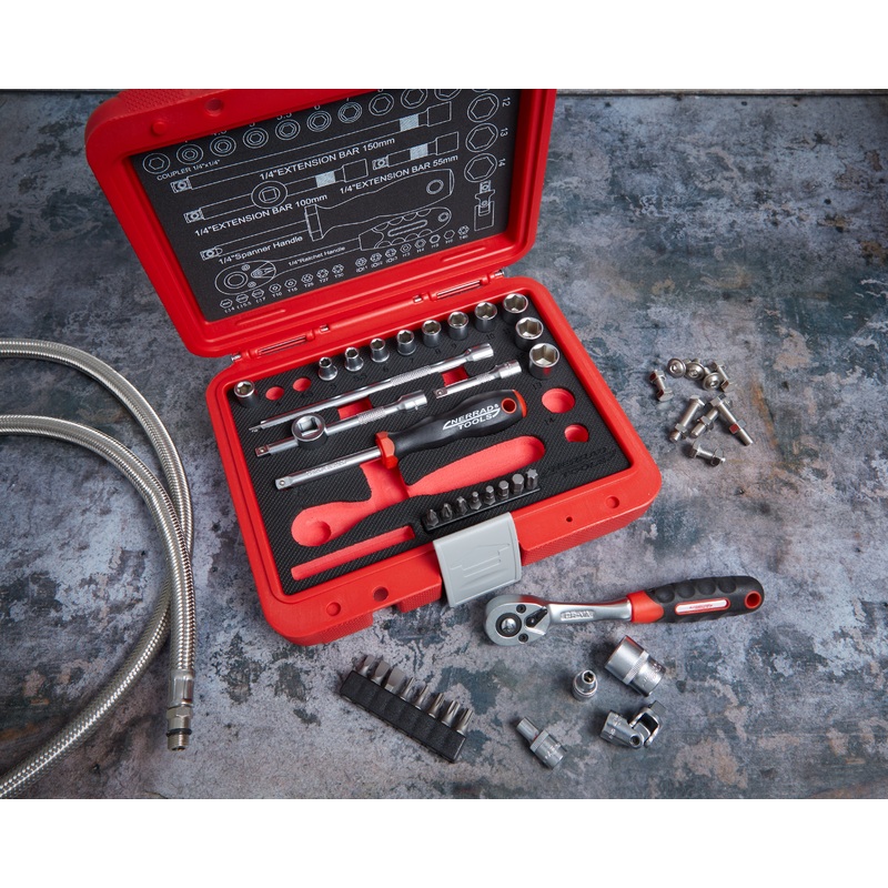 Nerrad 37 Piece 1/4 Drive Socket Set NT6400