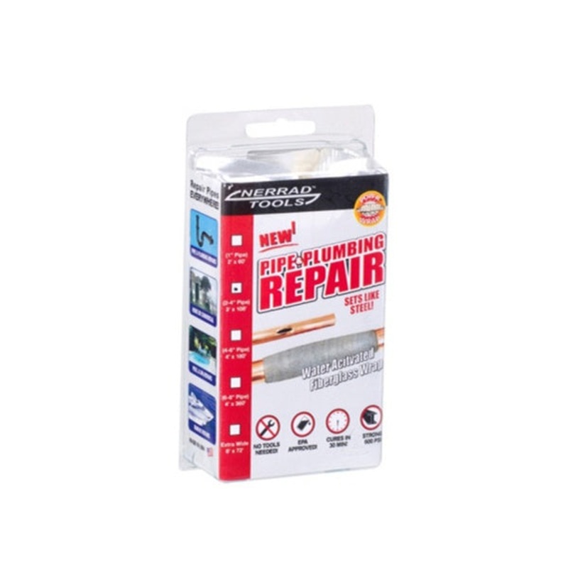Nerrad Pow-R Wrap Repair Bandage (Wrap Size 3 X 108 For 2-4 Pipe) NTPW3108