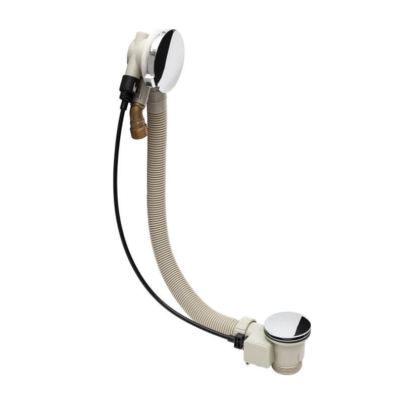 Embrass Peerless 202480 Bath Filler and Overflow 1 1/2 with Pop Up Waste Chrome