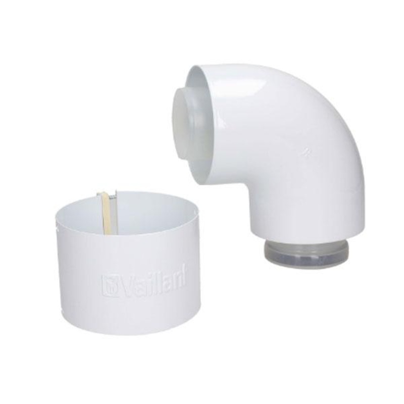 Vaillant 87 Degree Flue Bend Elbow (100mm Diameter) 303910