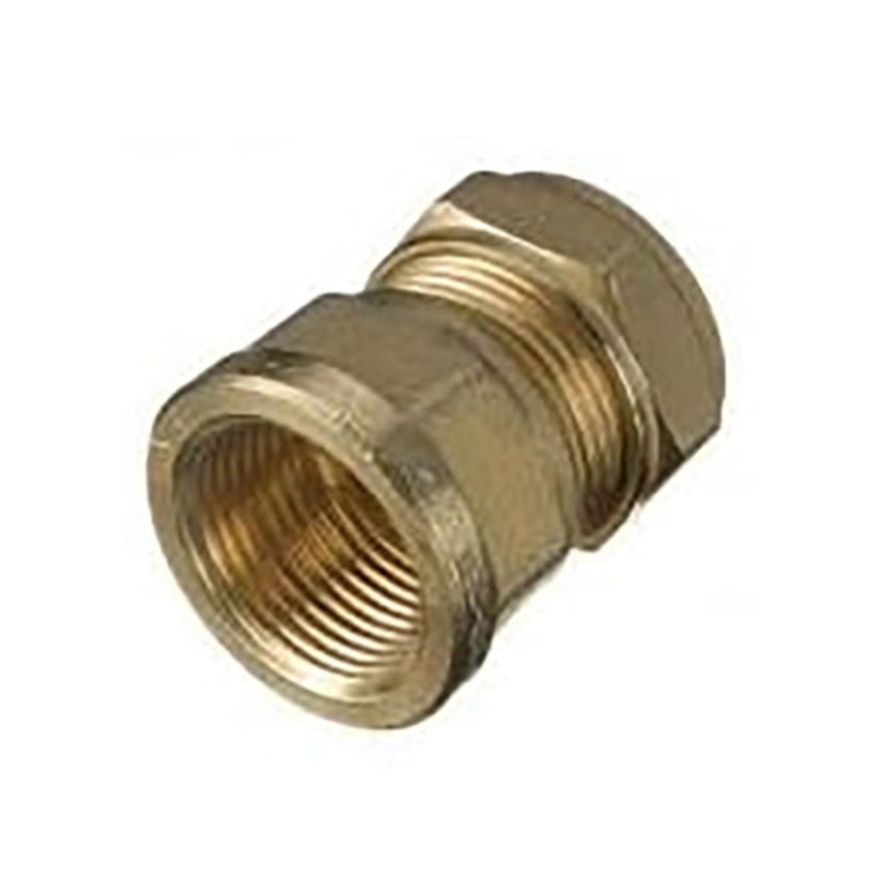 Compression Straight Female Iron 22mm x 3/4 NPH042234
