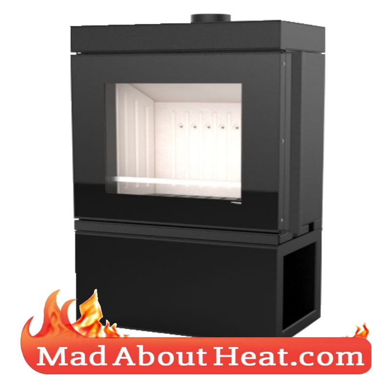 DCS 10kW Contemporary Modern Wood Coal Fired Stove