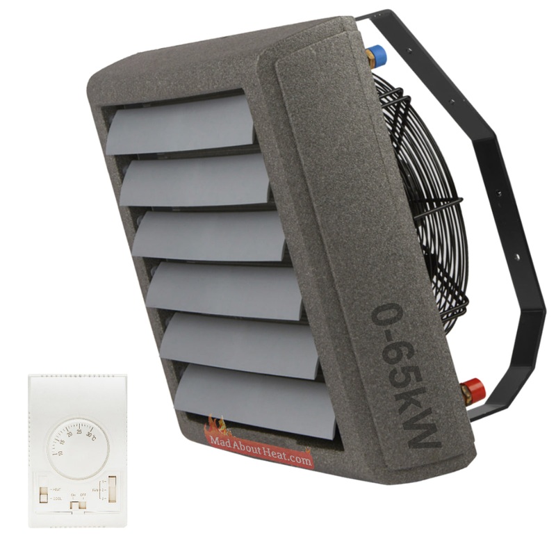 65kW, hot air blower, space heater, air curtain, fan heater.