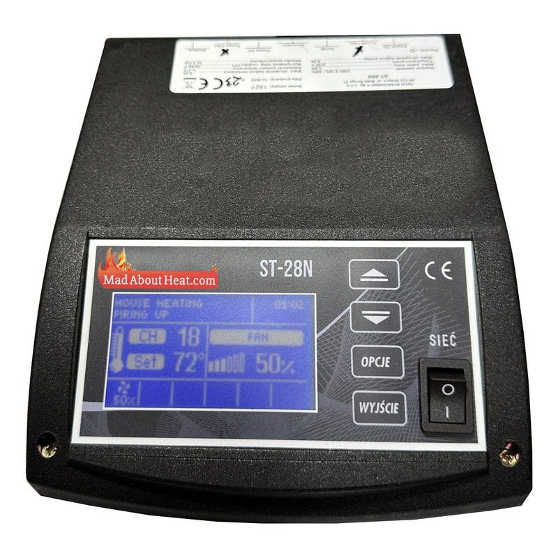 ST 28N Controller for manually loaded solid fuel boilers twin pump.